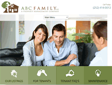 Tablet Screenshot of abcfamilyllc.com
